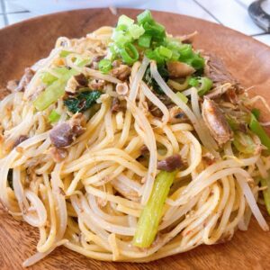 【サバ水煮缶】自称最強のレシピ　「ベトナムっぽい焼きそば」