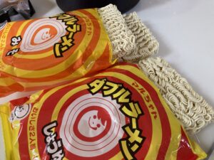 【ダブルラーメン】の美味しい食べ方！黄金比を発見ww